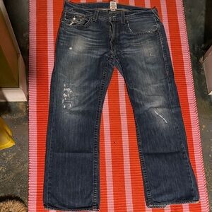 True Religion Men's Blue Jeans